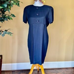 Sophisticated Navy Midi Dress